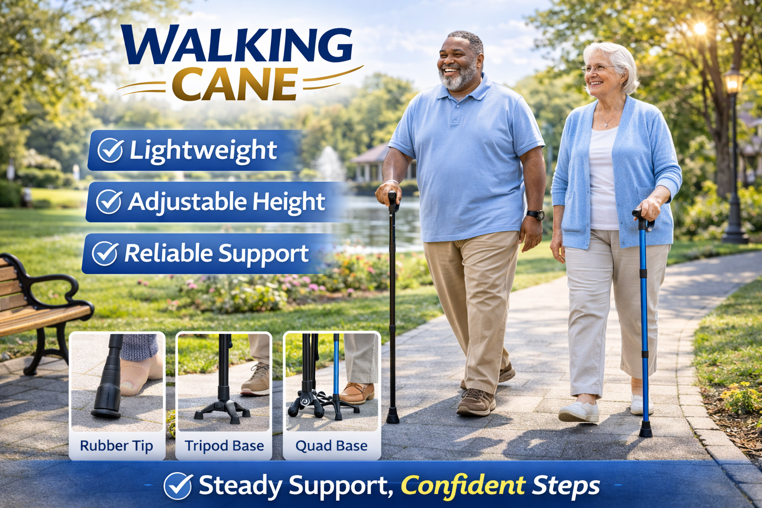 Walking Canes for Stability & Everyday Support