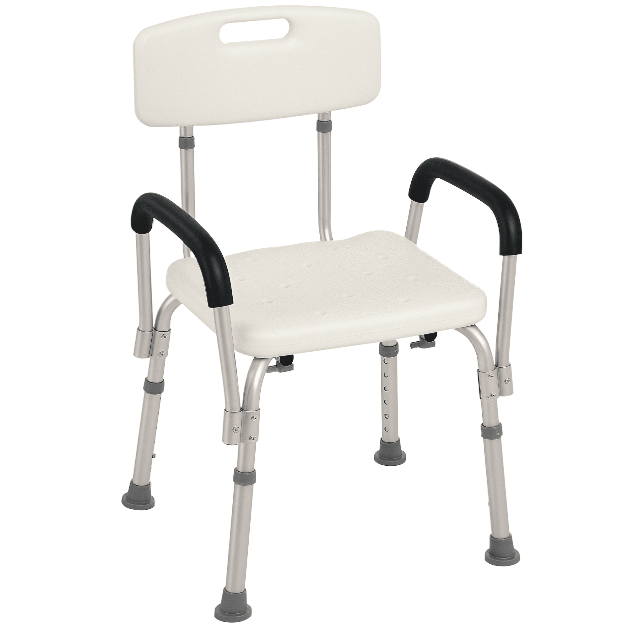 Adjustable Shower Chair With Armrests Non Slip Bath Seat - Carolina Mobility Shop