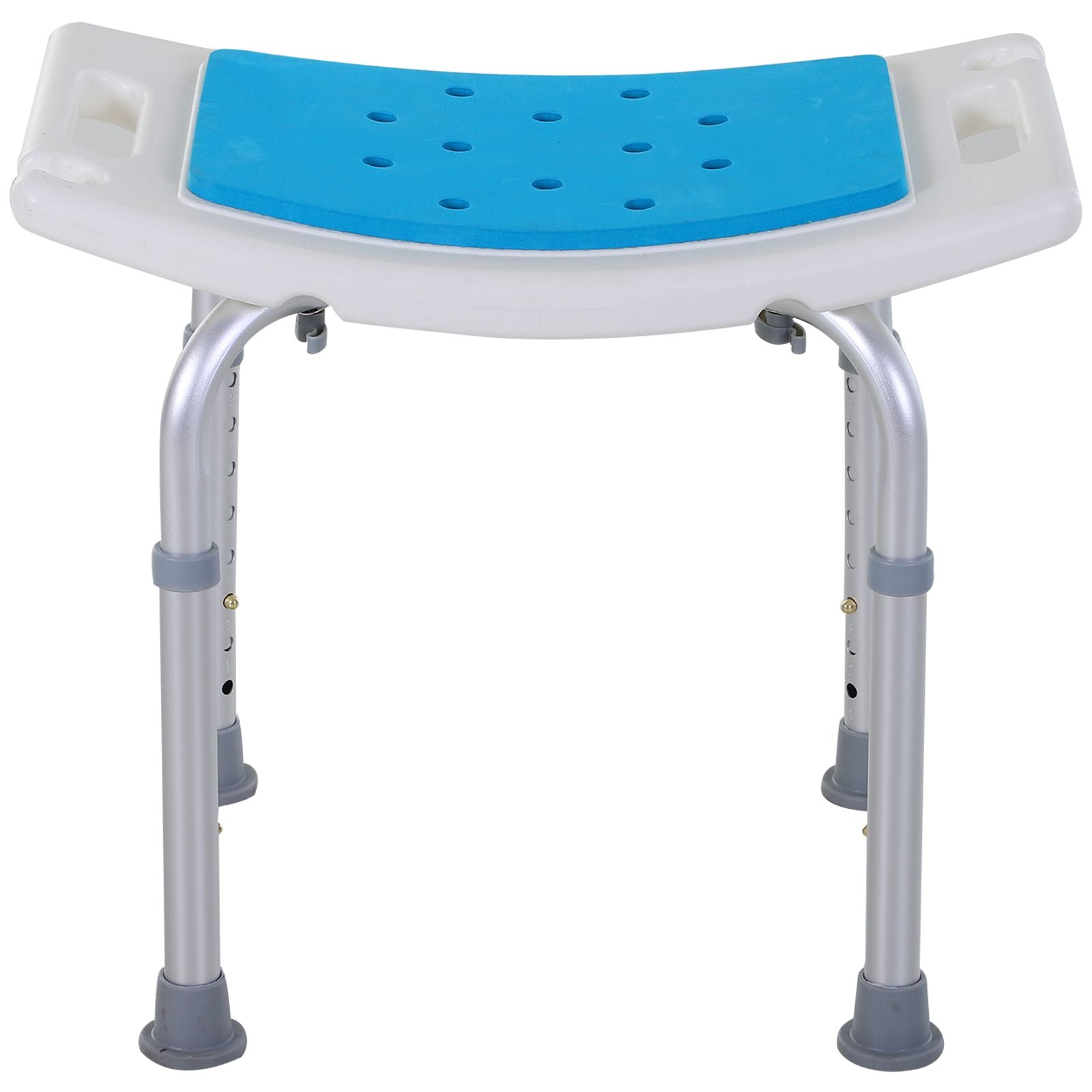 Adjustable Bath Stool, 6-Level, Non-Slip, Shower Chair with Hole, for Pregnant, Elderly, Injured by C-Mobility
