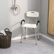 Adjustable Medical Shower Chair, Bath Mate, with Armrests, White by C-Mobility