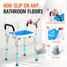 Shower Chair, 400 lbs Capacity, Shower Seat with Back, Adjustable Height Shower Stool, Shower Chair for Inside Shower Bathtub, Non-slip Bathroom Bench Bath Chair for Elderly Disabled Handicap by C-Mobility