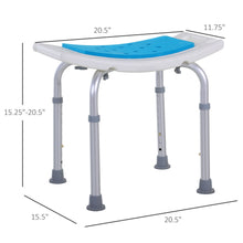 Adjustable Bath Stool, 6-Level, Non-Slip, Shower Chair with Hole, for Pregnant, Elderly, Injured by C-Mobility