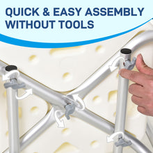 Adjustable Medical Shower Chair, Bath Mate, with Armrests, White by C-Mobility