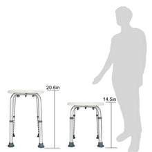 Medical Bathroom Safety Shower Tub Aluminium Alloy Bath Chair Bench with Adjustable Height White by C-Mobility