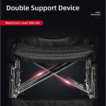 Folding Transport Wheelchair 18in Seat Locking Brakes - Carolina Mobility Shop