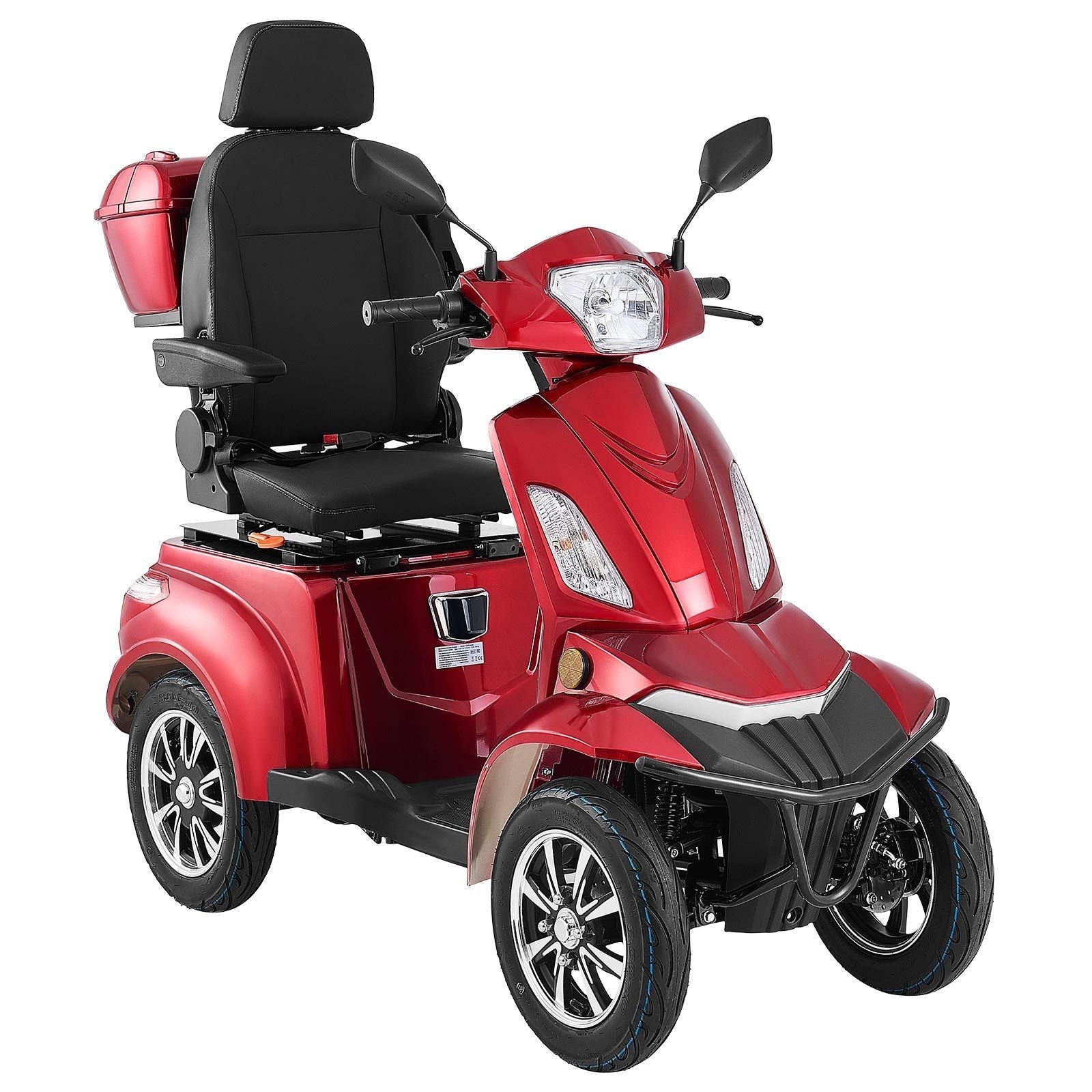 Heavy Duty 4 Wheel Mobility Scooter 500lb 1000W Power - Carolina Mobility Shop